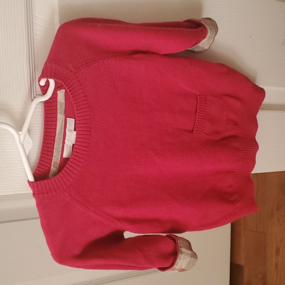 Burberry Pink Toddler Sweater Size 3T